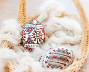 Traditional Romanian Easter eggs