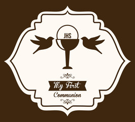 Wall Mural - my first communion