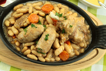 Sticker - cassoulet au confit de canard