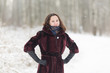 © AnnaMoskvina - Winter woman have fun outdoors