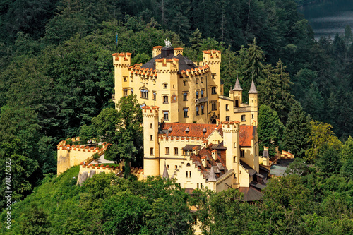 Fototapeta na szkło Zamek Hohenschwangau