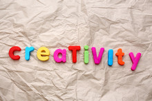 Creativity Motto By Alphabet Letters