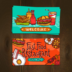 Poster - Fast Food Cards