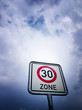 30 zone sign  (3), speed limit