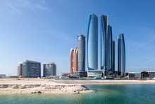 Etihad Towers In Abu Dhabi City, United Arab Emirates