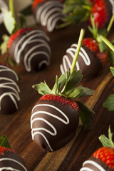 Poster - Homemade Chocolate Dipped Strawberries