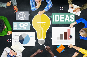 Poster - Ideas Creativity Graph Inspiration Thoughts Internet Concept