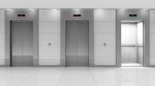 Modern Elevator Hall Interior