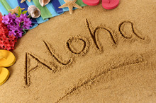 Aloha Beach Writing