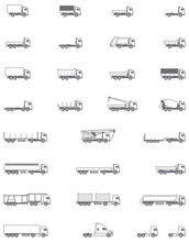 Vector Trucks Icons