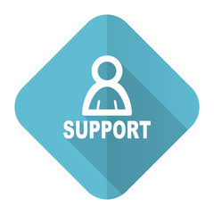 Poster - support flat icon