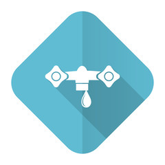 Poster - water flat icon hydraulics sign
