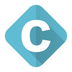 copyright flat icon