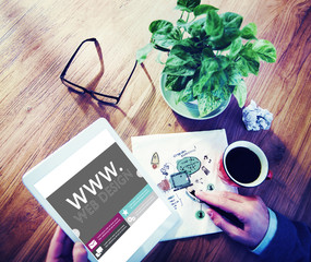 Sticker - Www Web Design Web Page Website Concept