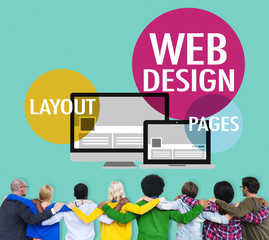 Sticker - Web Design Content Creative Website Responsive Concept