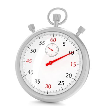 stopwatch 3d illustration