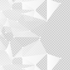 Vector network background abstract polygon triangle.