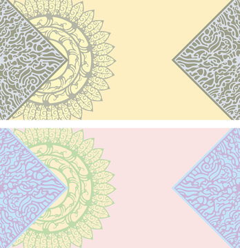 Decorative card.