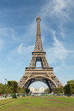 Fototapeta Paryż - Eiffel Tower - The most famous symbol of Paris