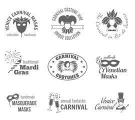 Wall Mural - Carnival Label Set