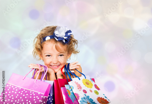 Bella Bimba A Fare Shopping Buy This Stock Photo And Explore Similar Images At Adobe Stock Adobe Stock