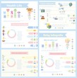 © virinaflora - Набор из 4 различных Инфографика - здоровой жизни