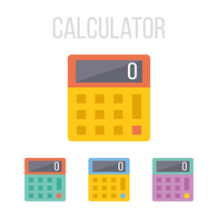 Poster - Vector calculator icons