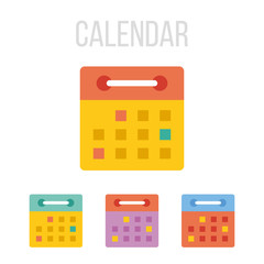 Poster - Vector calendar icons