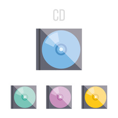 Poster - Vector CD icons
