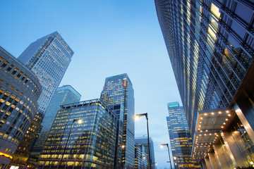 Wall Mural - Windows of Skyscraper Business Office, Corporate building in Lon