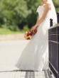 Bride at Fence