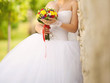 Bride with Wedding Bouquet