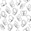 Seamless butterfly pattern