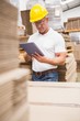 © WavebreakmediaMicro - Warehouse worker using digital tablet