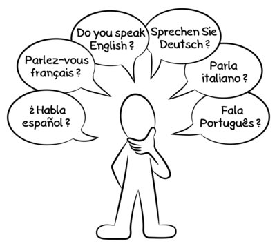 Welche Sprache sprechen Sie ?