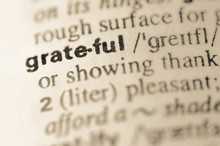 Dictionary Definition Of Word Grateful