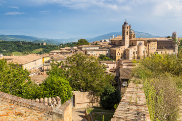 medieval castle in Urbino, Marche, Italy