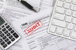 Filing online taxes and being audited