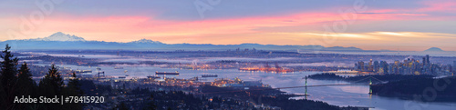 Fotografía Vancouver Panoramic Cityscapes