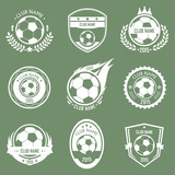 Fototapeta  - Soccer emblems