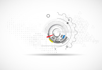 abstract technology background Business & development direction