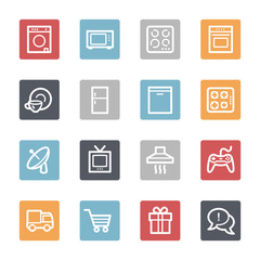  Home Appliance web icons set