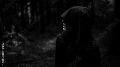 Grim reaper demon in search of victim. Death coming for soul Canvas-taulu