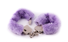 Sexual Cuffs With Purple Fur