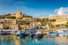 Mgarr Port De Pêche Et De Ferry à Gozo, Malte