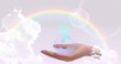 Healing hands website header