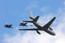 Fighter Jets And Tanker Plane