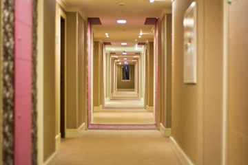 corridor in a hotel