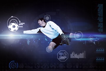 Poster - Composite image of goalkeeper
