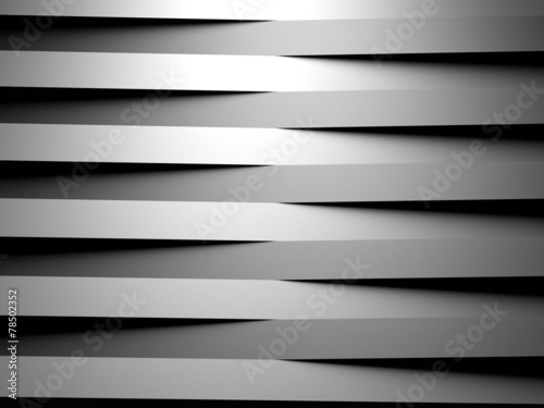 Plakat na zamówienie abstract geometrical background made of horizontal 3d blocks